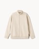 image 4 of F&F Cotton Rich Zip Up Sweatshirt in Ecru