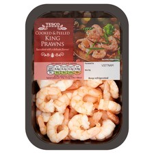 Tesco Cooked & Peeled Prawns 300g