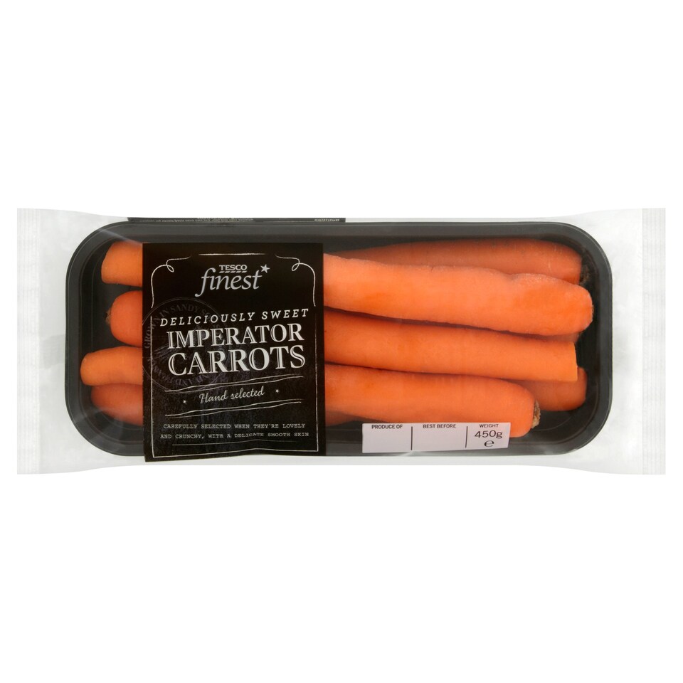image 1 of Tesco Finest Imperator Carrots 450G