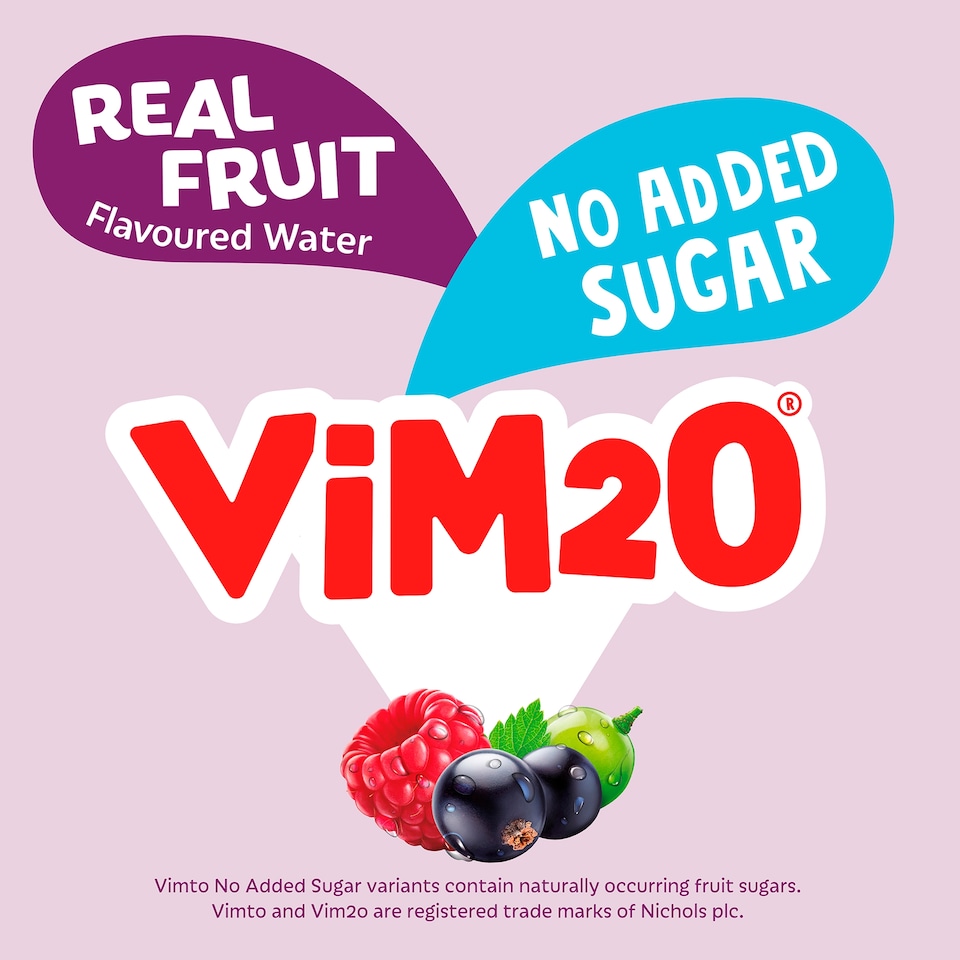 image 1 of Vim2O Minis Real Fruit Flavoured Water 6x250ml
