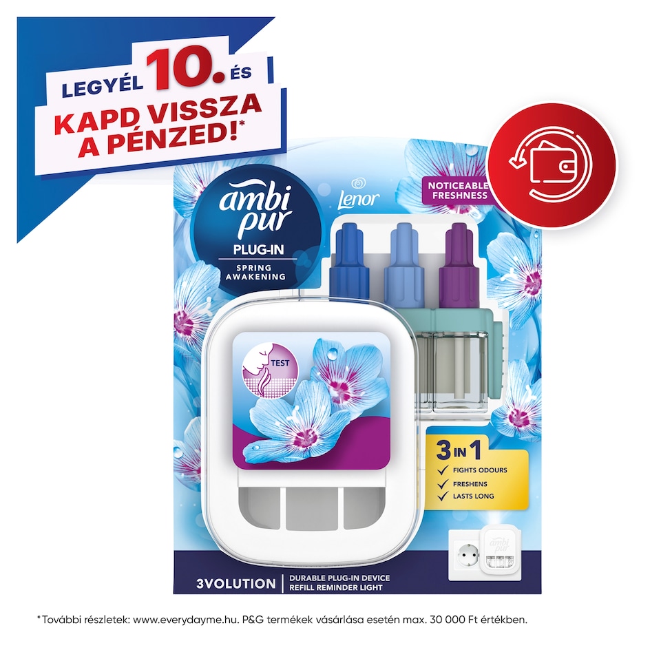 image 1 of Ambi Pur 3Volution Air Freshener Plug-In Starter Kit Spring Awakening 20ML