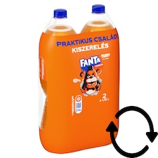 Fanta Carbonated Orange Flavoured Soft Drink 2 x 1,75 l