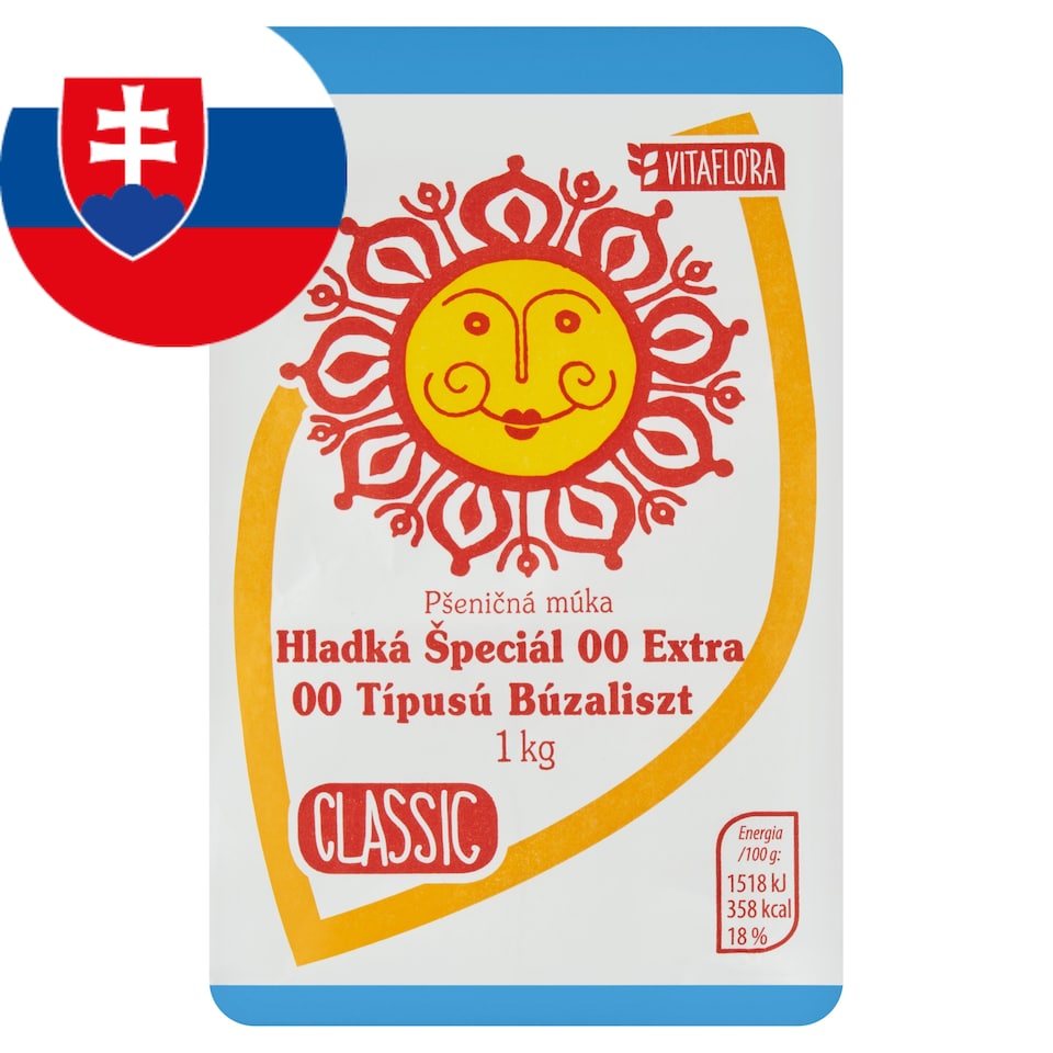 Vitaflóra Classic pšeničná múka hladká špeciál 00 extra 1 kg