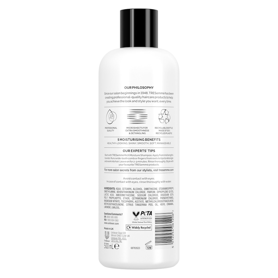 image 1 of Tresemme Moisture Rich Luxurious Conditioner 500Ml