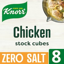 Knorr Zero Salt Chicken Stock Cubes 8x9g