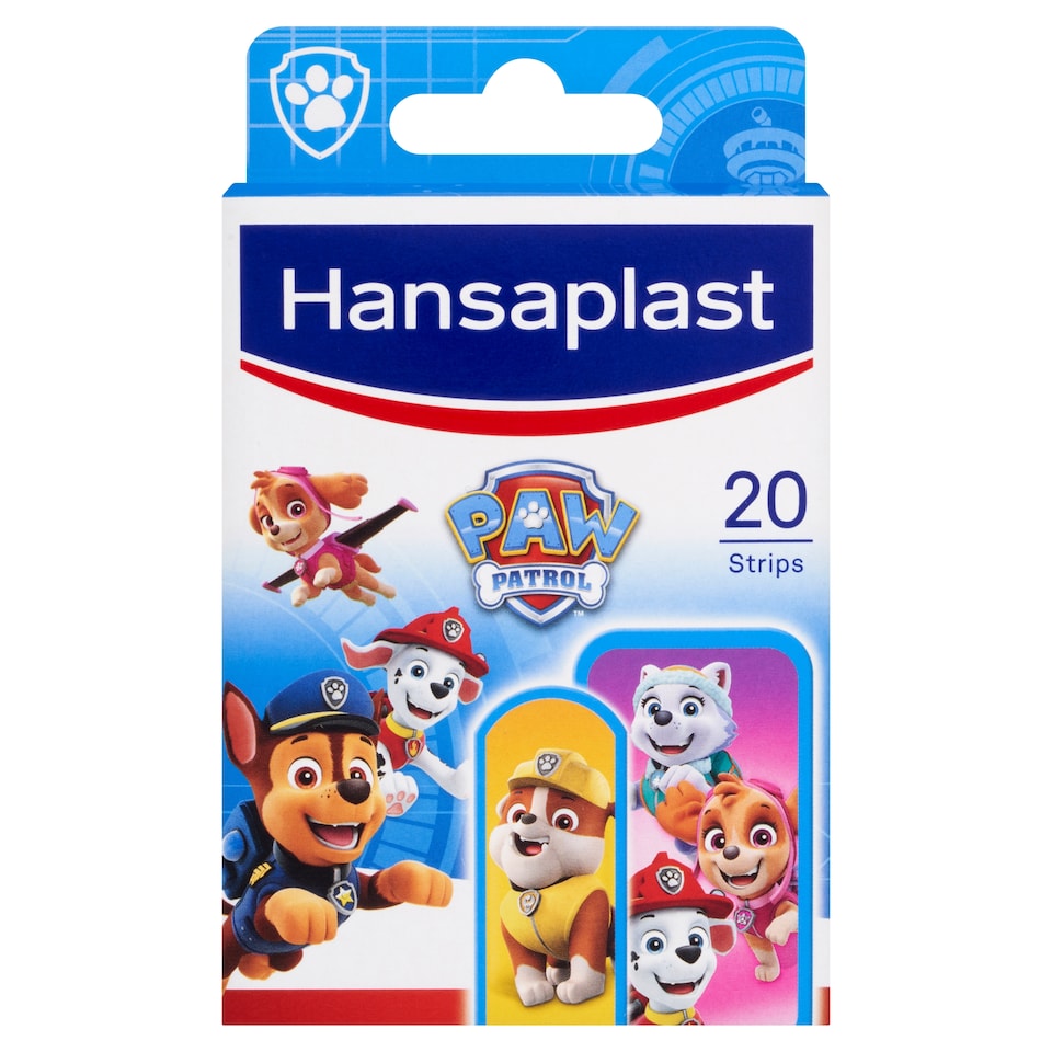 Obrázek 1 pro produkt Hansaplast Dětské náplasti s motivy Tlapkové patroly 20 ks