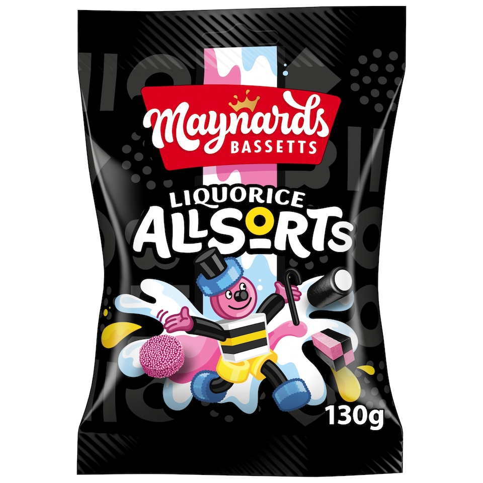 M/Bassetts Liquorice Allsorts 130G