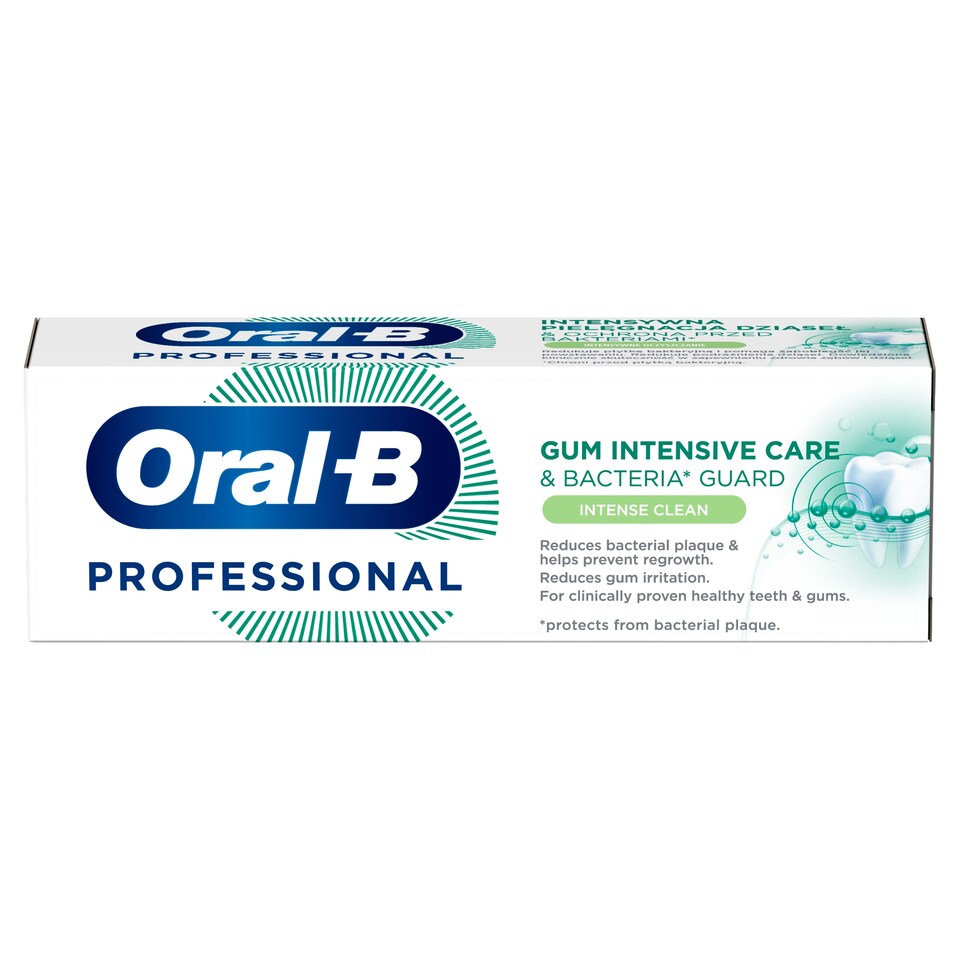 Oral-B Professional Gum Intensive Care & Bacteria Guard Intense Clean Fogkrém 75 ml 1. kép