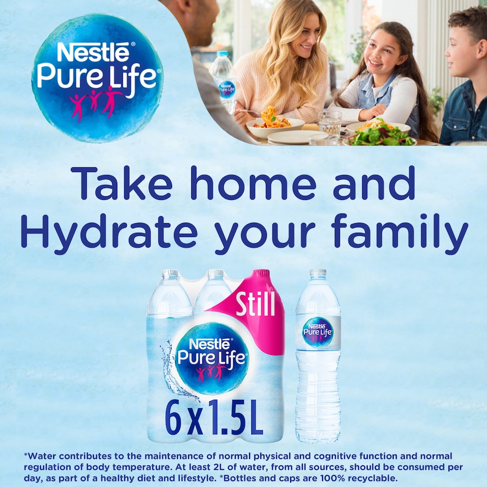 image 1 of Nestle Pure Life Still Spring Water 6 x 1.5L