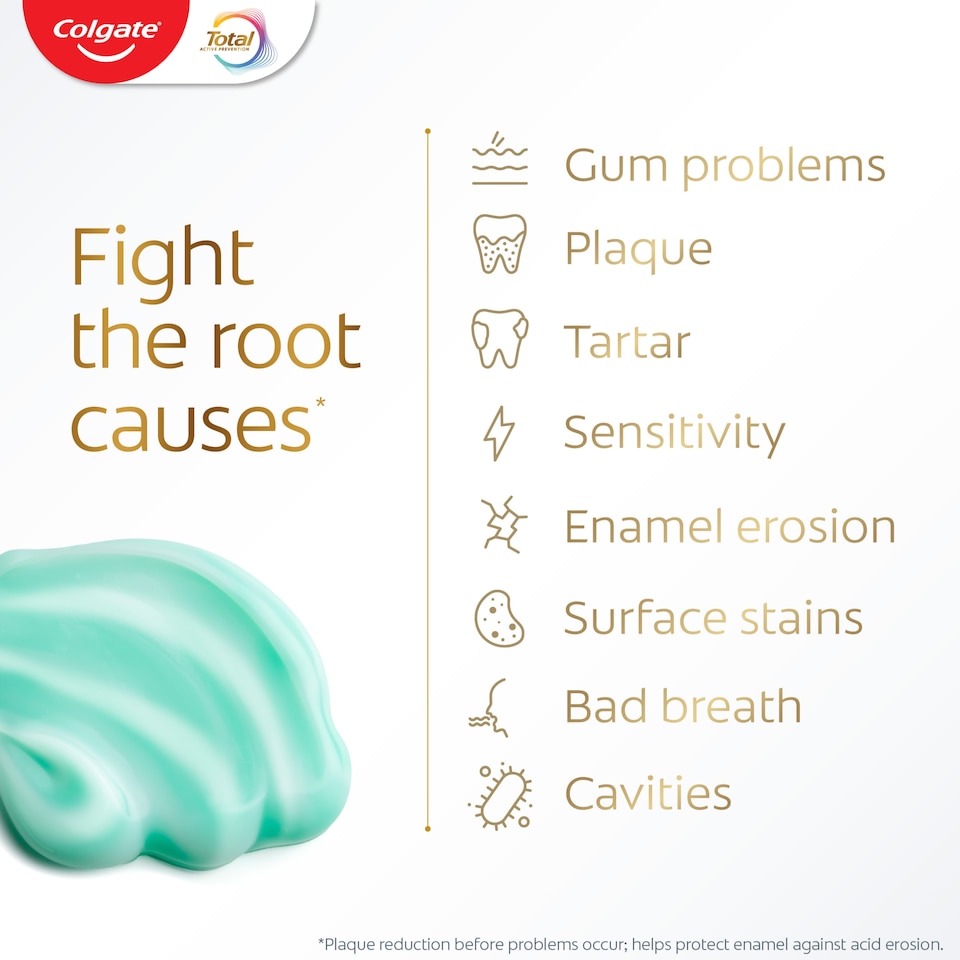 image 1 of Colgate Total Active Prevention Fresh Mint Toothpaste 125ml