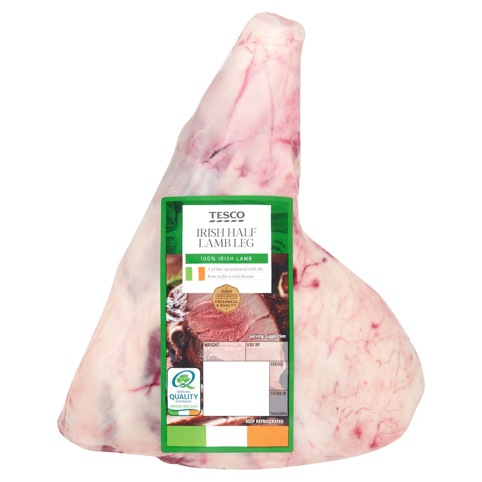 Tesco Irish Half Lamb Leg 1.2Kg
