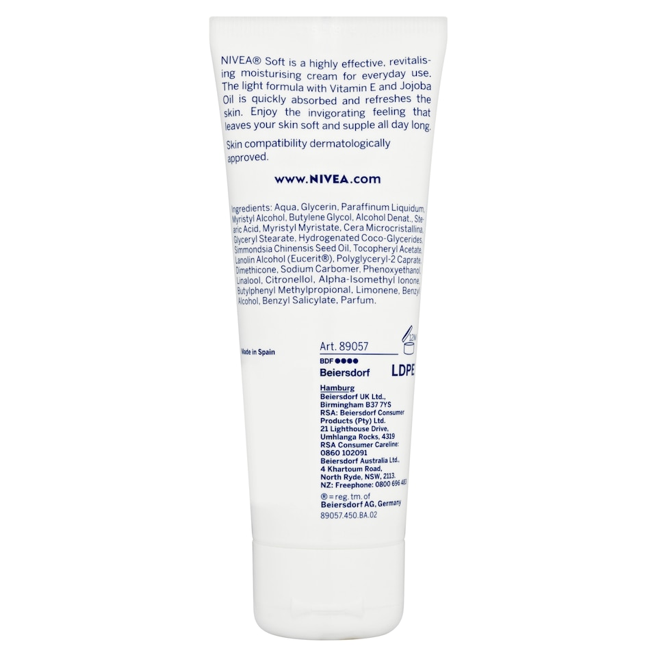 image 1 of NIVEA Soft Moisturiser 75ml
