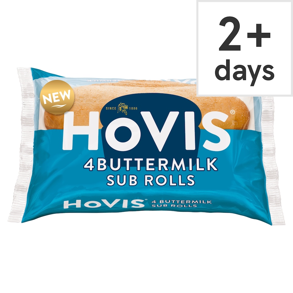 image 1 of Hovis Buttermilk Sub Rolls 4 Pack