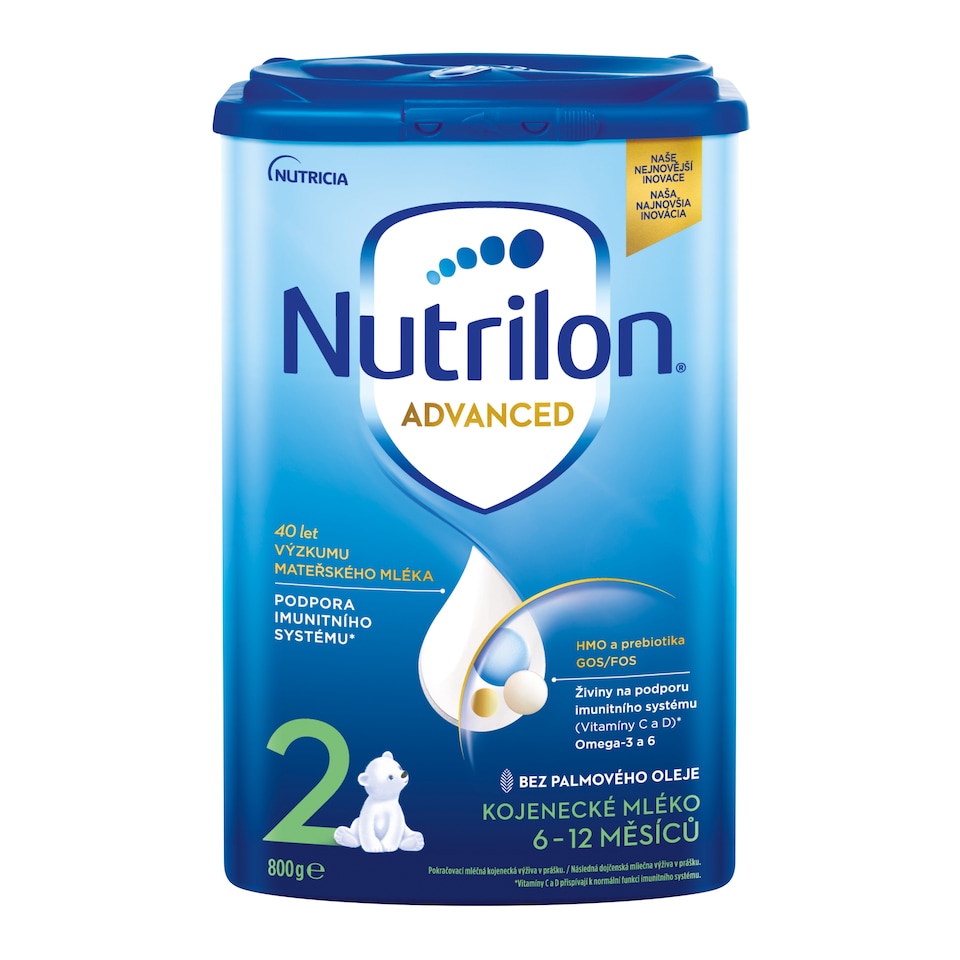 obrázok 1 z NUTRILON Advanced 2 následné dojčenské mlieko 800g