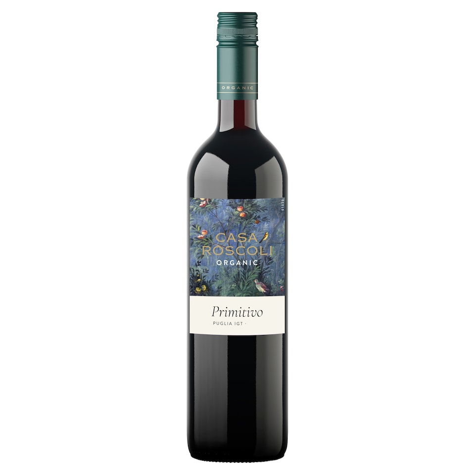 Casa Roscoli Organic Primitivo 75Cl