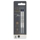 image 1 of Parker Ballpoint Pen Refill, Black Quinkflow Ink, 2 Count