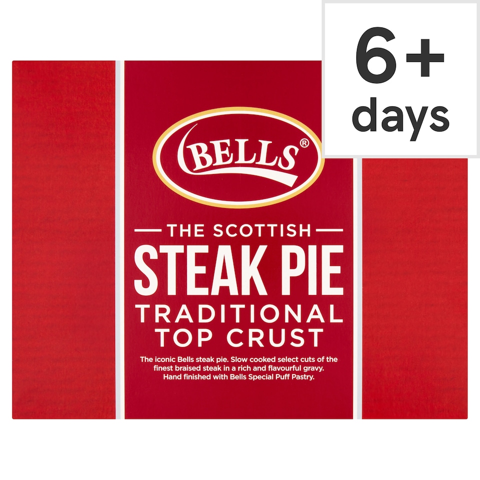 Bells The Scottish Steak Pie Traditional Top Crust 700g