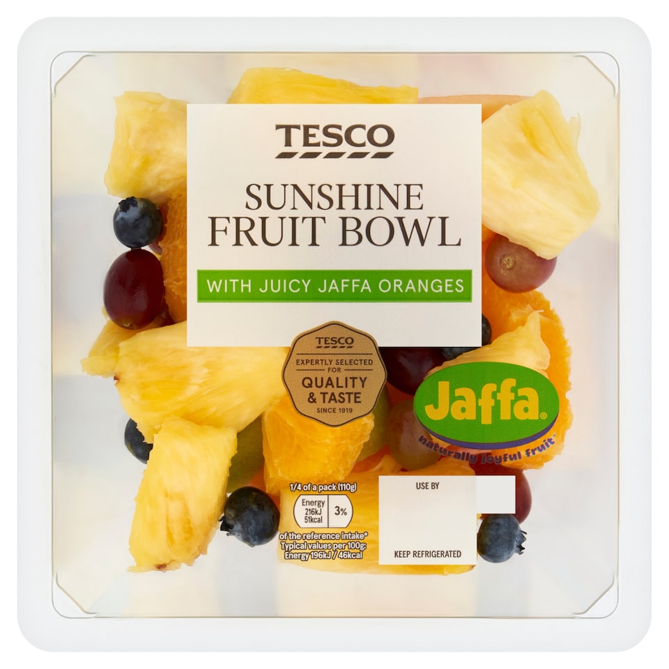 Tesco Sunshine Fruit Bowl 440G