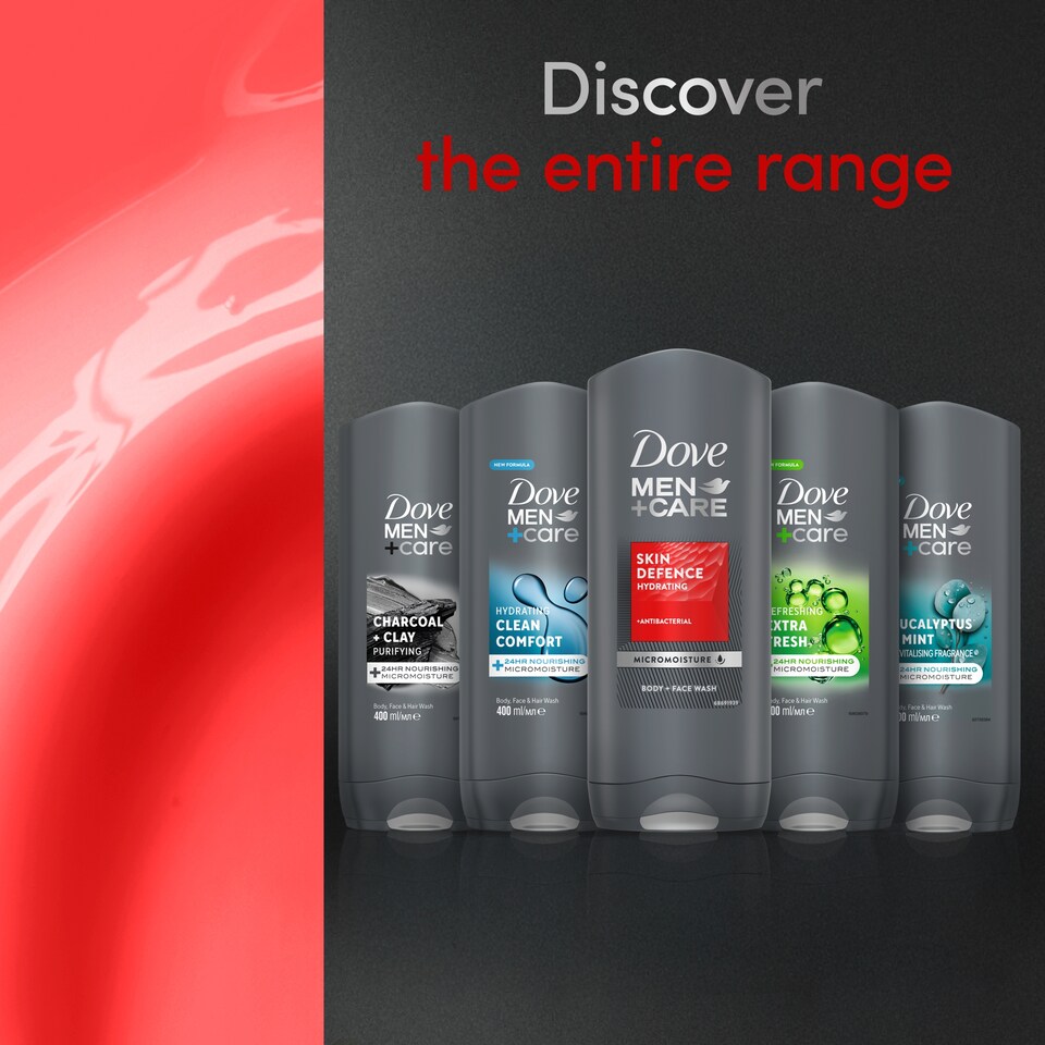 image 1 of Dove Men_Care Skin Defence Shower Gel 400Ml