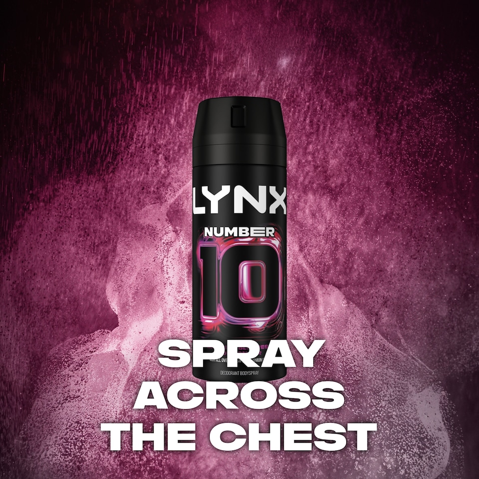 image 1 of Lynx Men Number 10 48h Deodorant Bodyspray Aerosol 150ml