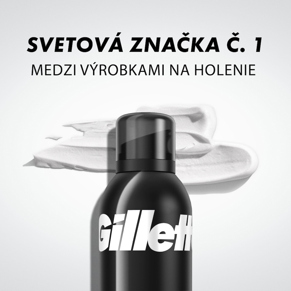 obrázok 1 z Gillette Classic Sensitive Pena Na Holenie, Na Citlivú Pokožku, 200ml