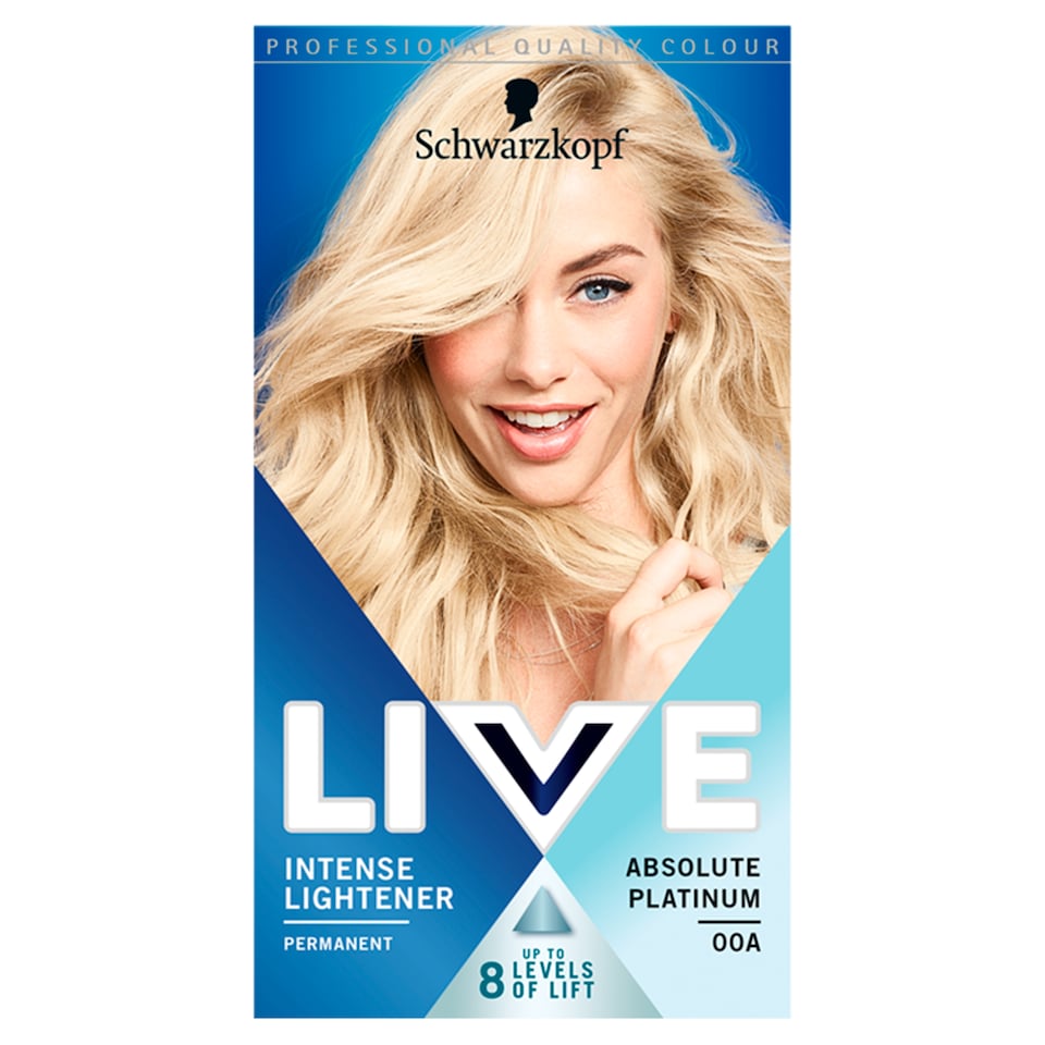 image 1 of Schwarzkopf Live Intense Lightener 00A Absolute Platinum Hair Dye