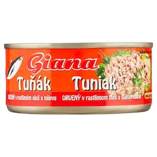Giana Tuňák drcený v rostlinném oleji a nálevu 170g