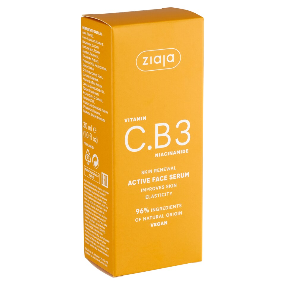 Ziaja C.B3 aktív arcszérum, könnyű textúrával 30 ml 1. kép