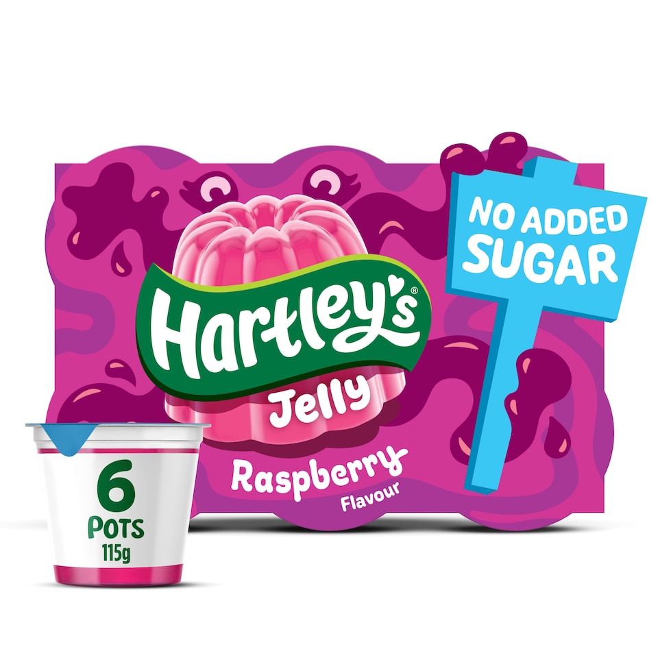 Hartley's Sugar Free Raspberry Jelly 6x115g