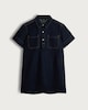 image 5 of The F&F Edit Pure Cotton Pocket Detail Denim Shirt Dress in Navy