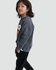 image 3 of F&F Boys Cotton Rich The Boo Crew Print Sweatshirt in Grey
