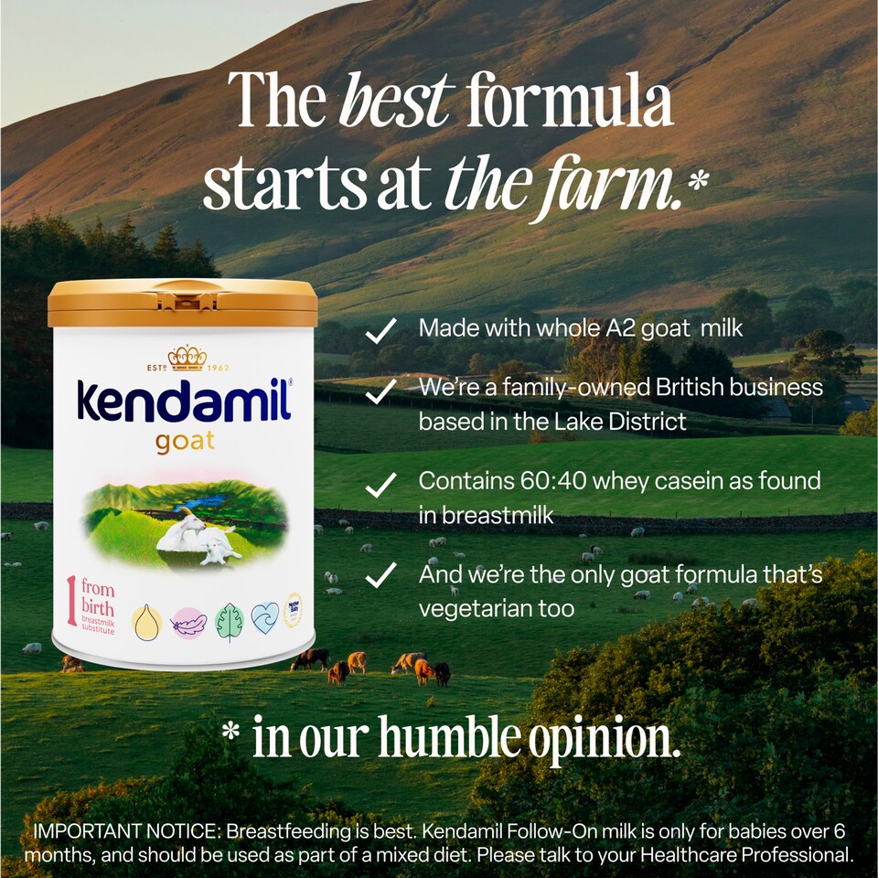 image 1 of Kendamil Goat First Infant Milk Stage 1 From Birth 800g