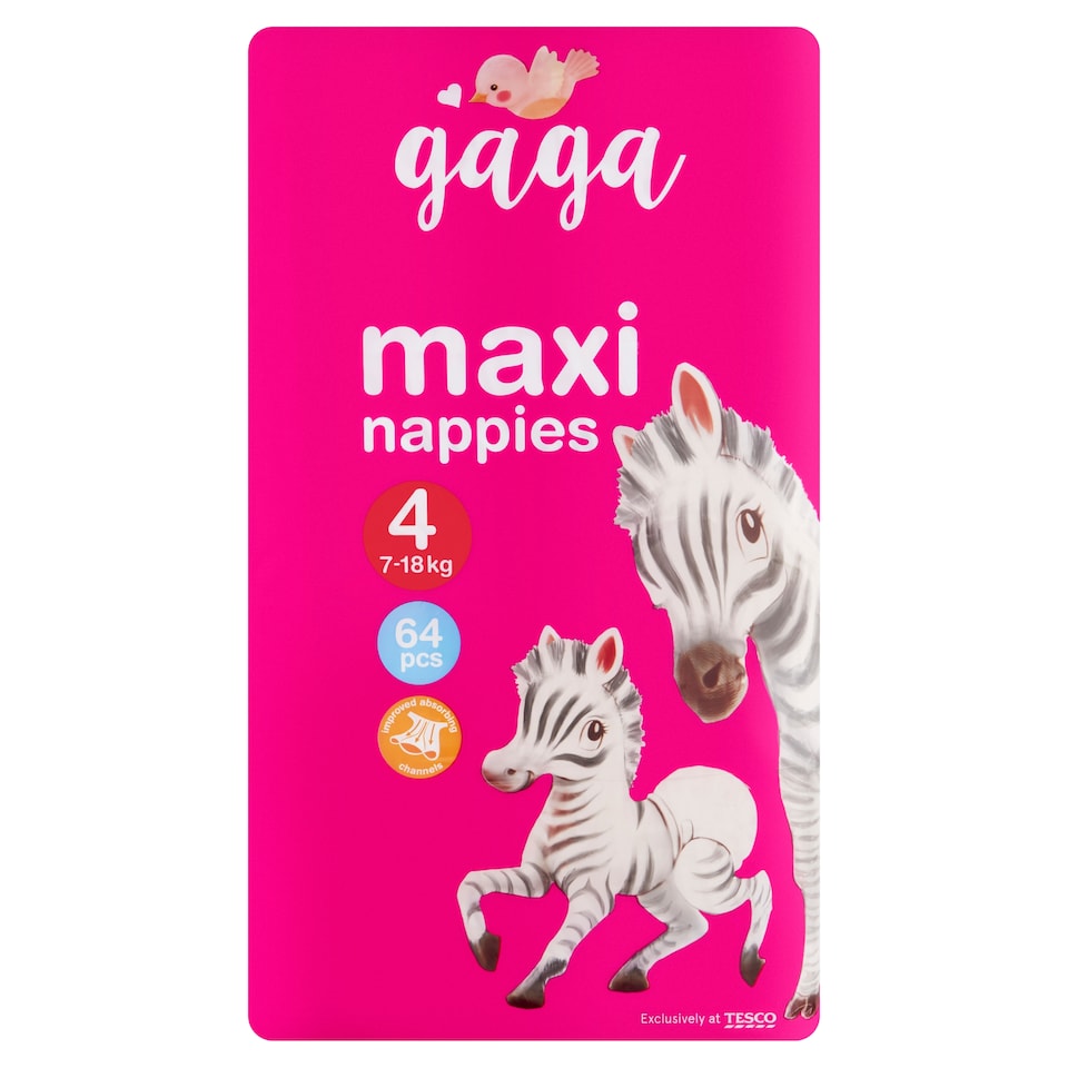 Gaga 4 Maxi 7-18 kg pelenka 64 db  1. kép