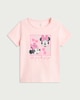 image 1 of Disney Minnie Mouse Print T-Shirt in Pink