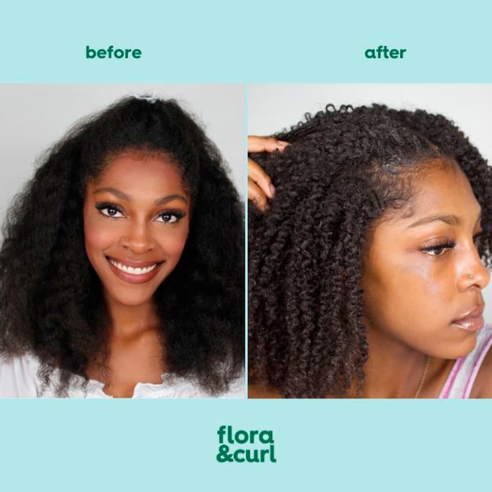 image 1 of Flora & Curl Coconut Mint Curl Refresh Conditioner 300ml