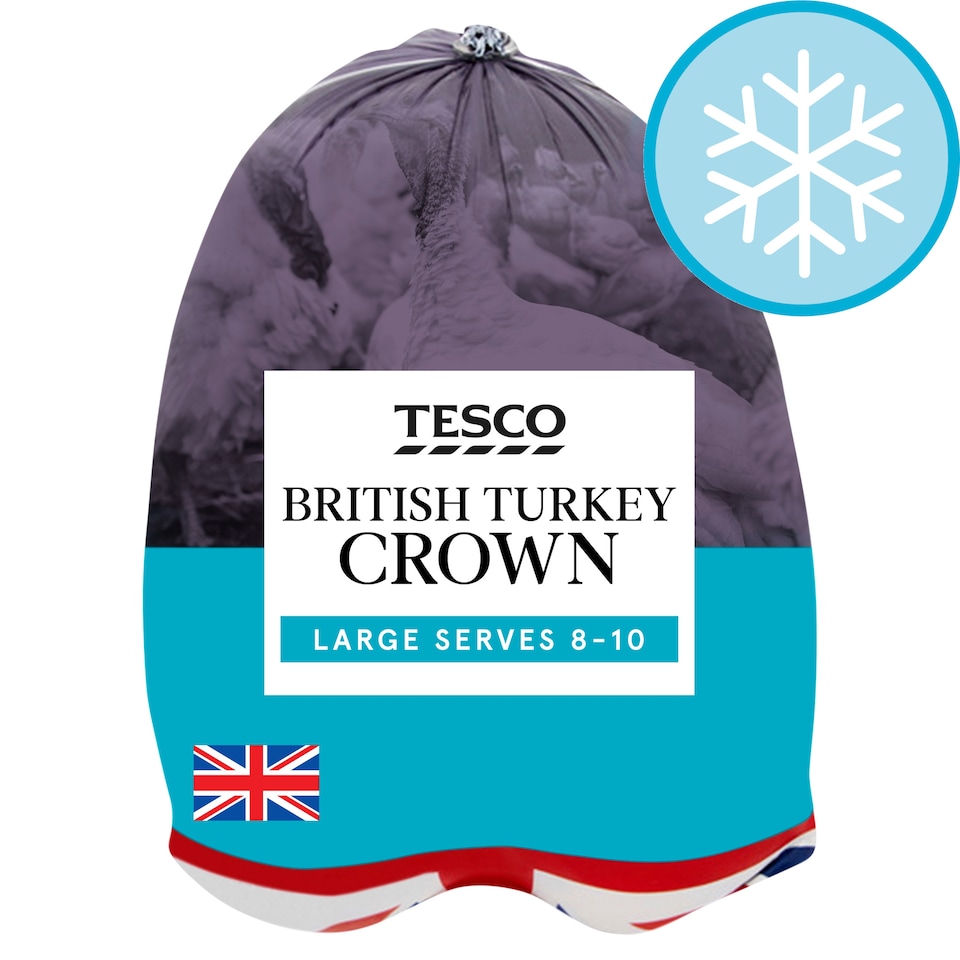 Tesco Frozen Large Turkey Breast Crown 2.4-2.8Kg