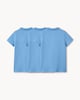 image 4 of F&F School Girls 3-Pack Pure Cotton Regular Fit Polo Shirts in Blue