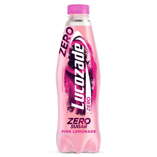 Lucozade Zero Sugar Pink Lemonade 900Ml Tesco Groceries