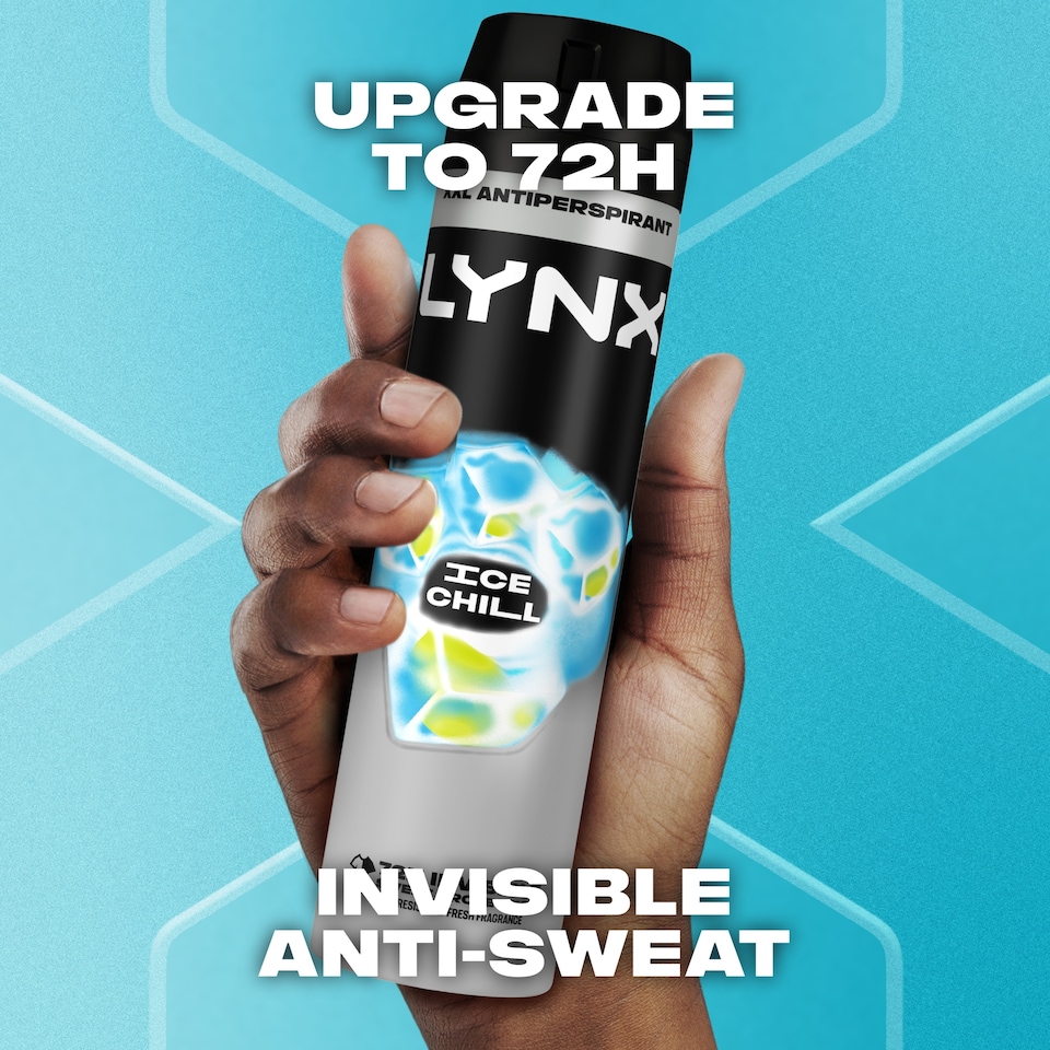 image 1 of Lynx Ice Chill 72h Antiperspirant Deodorant for Men 250ml