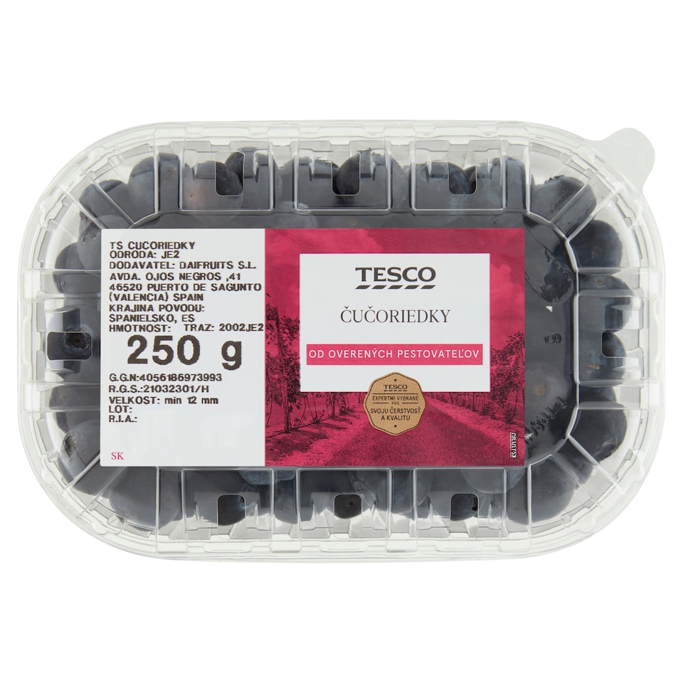 Tesco Blueberries 250 g