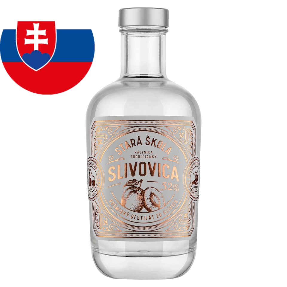 Stará Škola Plum Distillate 52% 0.5 L