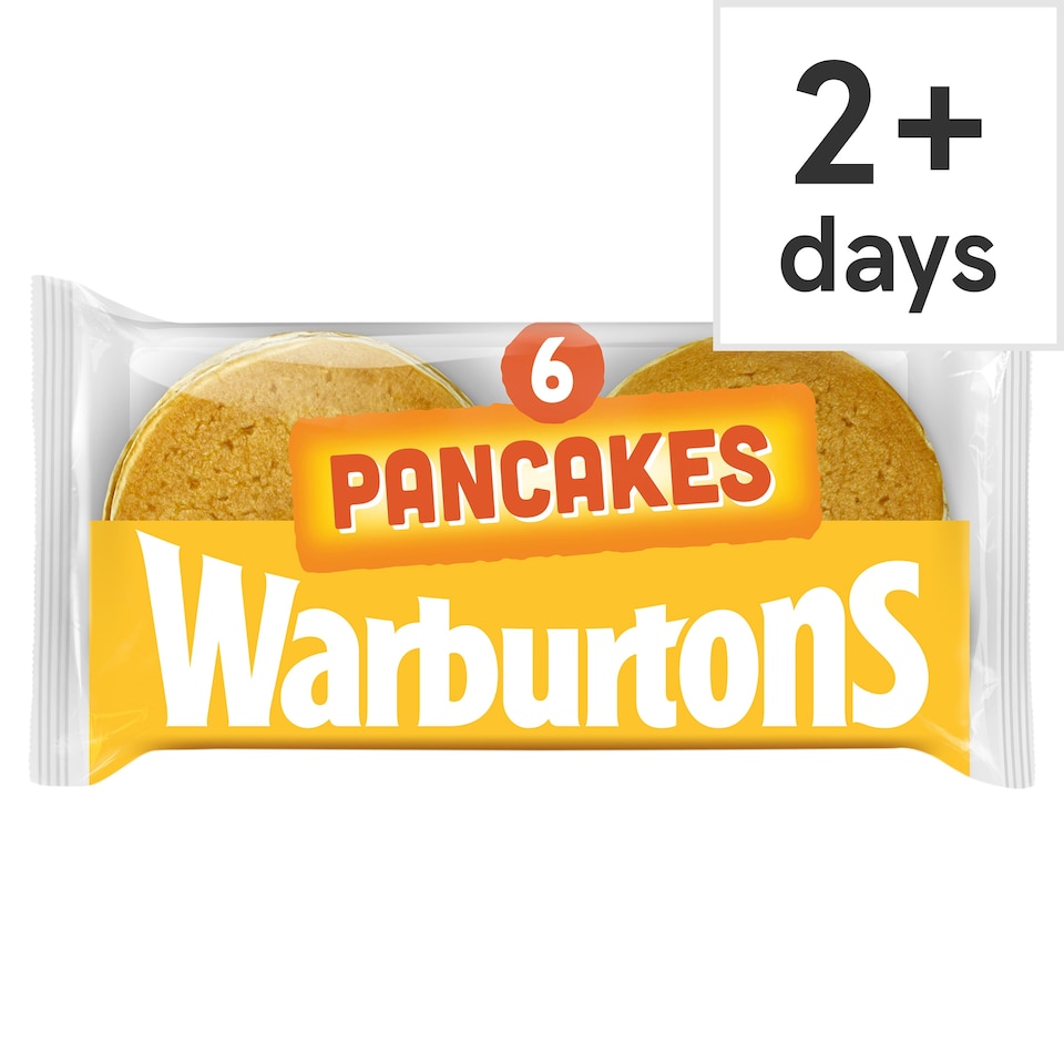 Warburtons Soft Pancakes 6 Pack