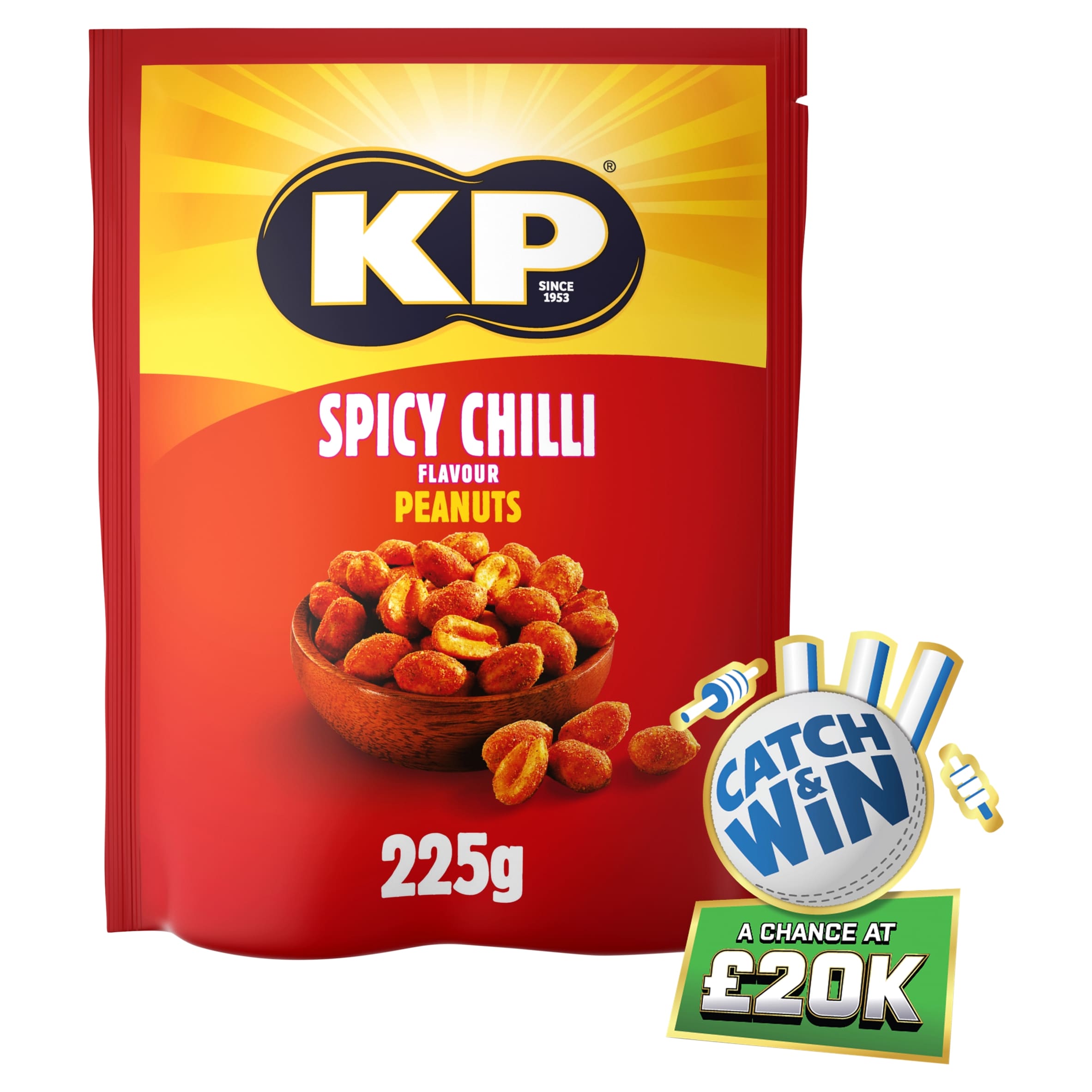 Kp Chilli Peanuts 225G