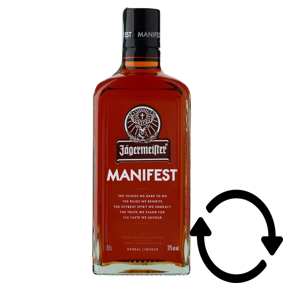 Jägermeister Manifest gyógynövény likőr 38% 0,5 l