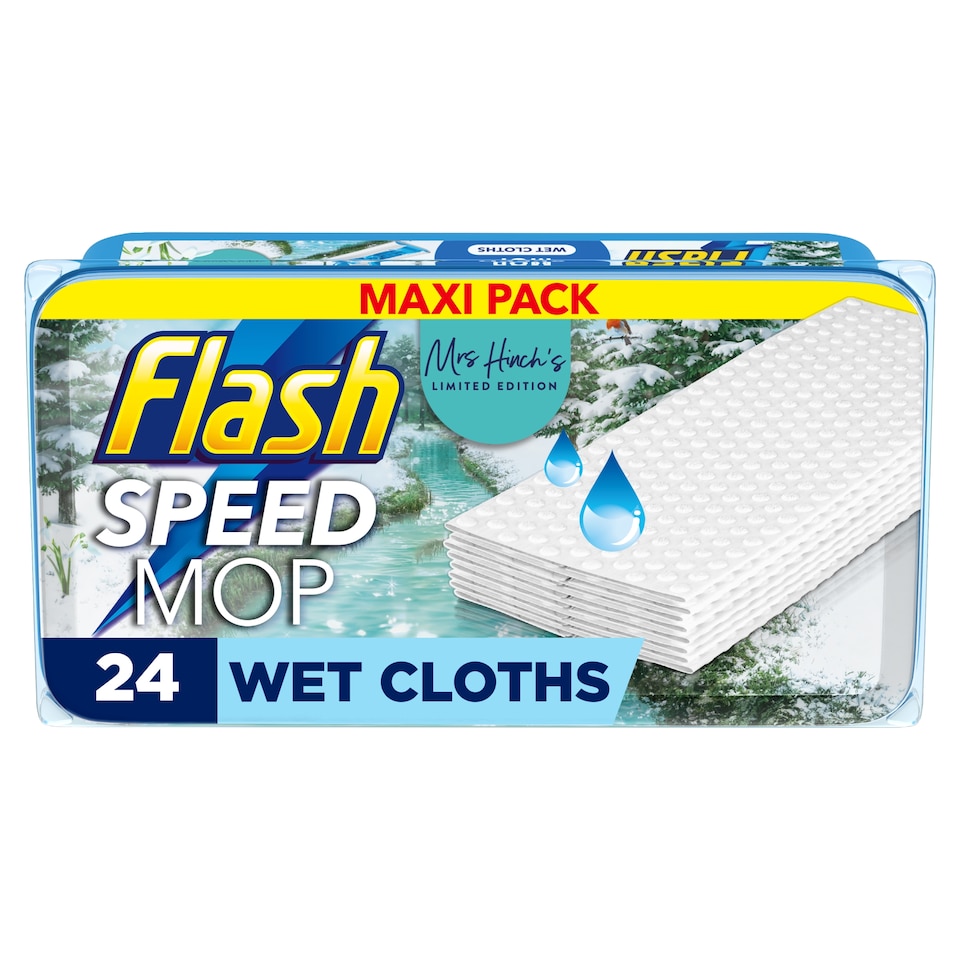 image 1 of Flash limited Edition Speed Mop Wet Cloths 24 Pads