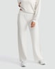 image 2 of F&F Active Wide Leg Side Stripe Joggers in Cream