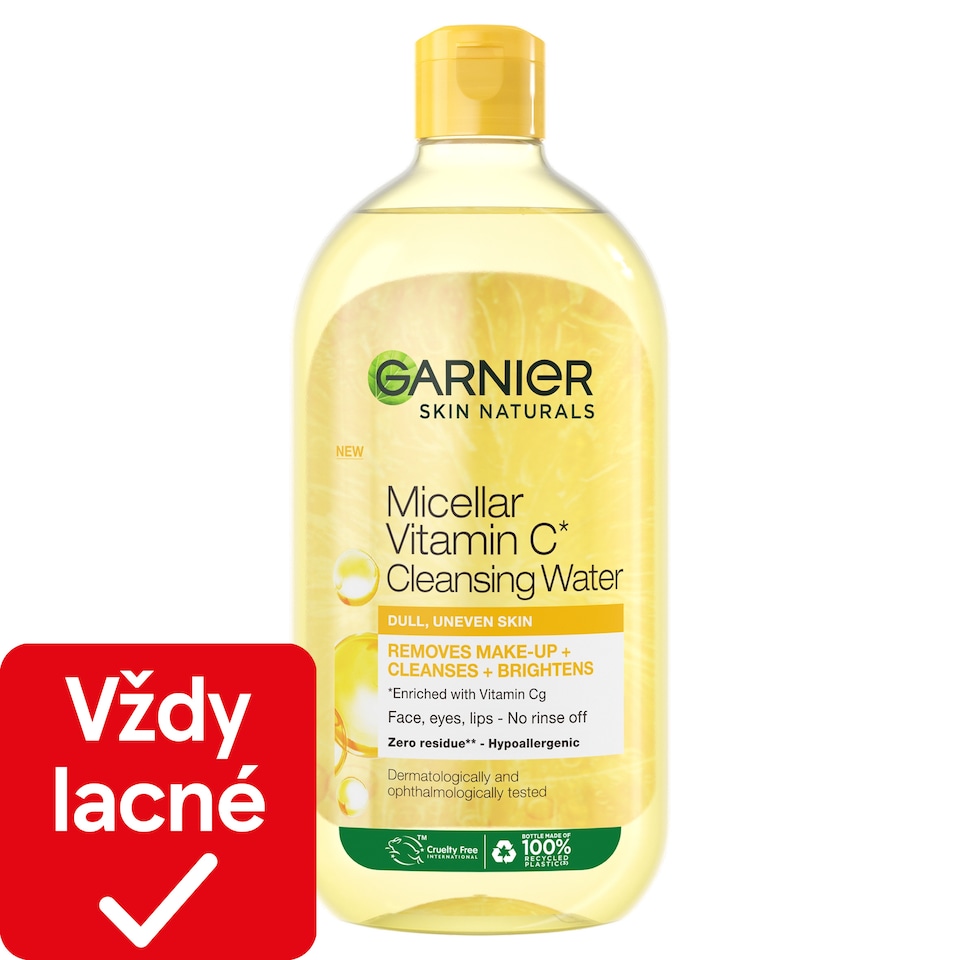 Garnier Skin Naturals rozjasňujúca micelárna voda s vitamínom C*, 700 ml
