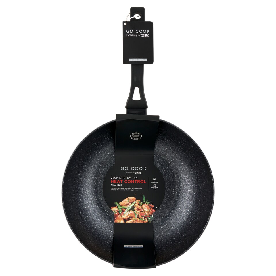 Go Cook Heat Control Stirfry Pan 28 cm