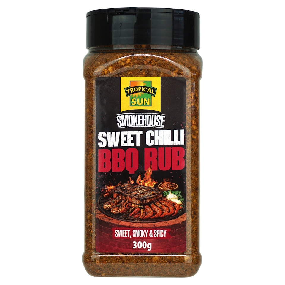 Tropical Sun Smokehouse Sweet Chilli BBQ Rub 300g