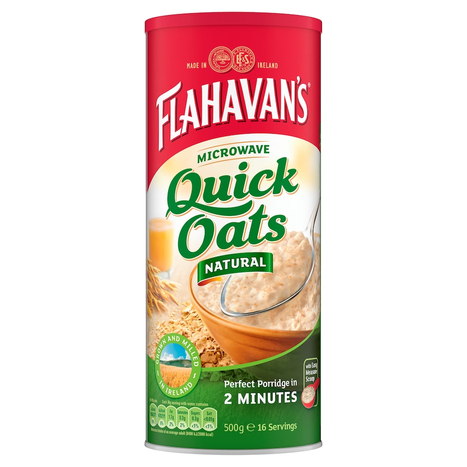 Flahavan's Microwaveable Quick Oats 500G